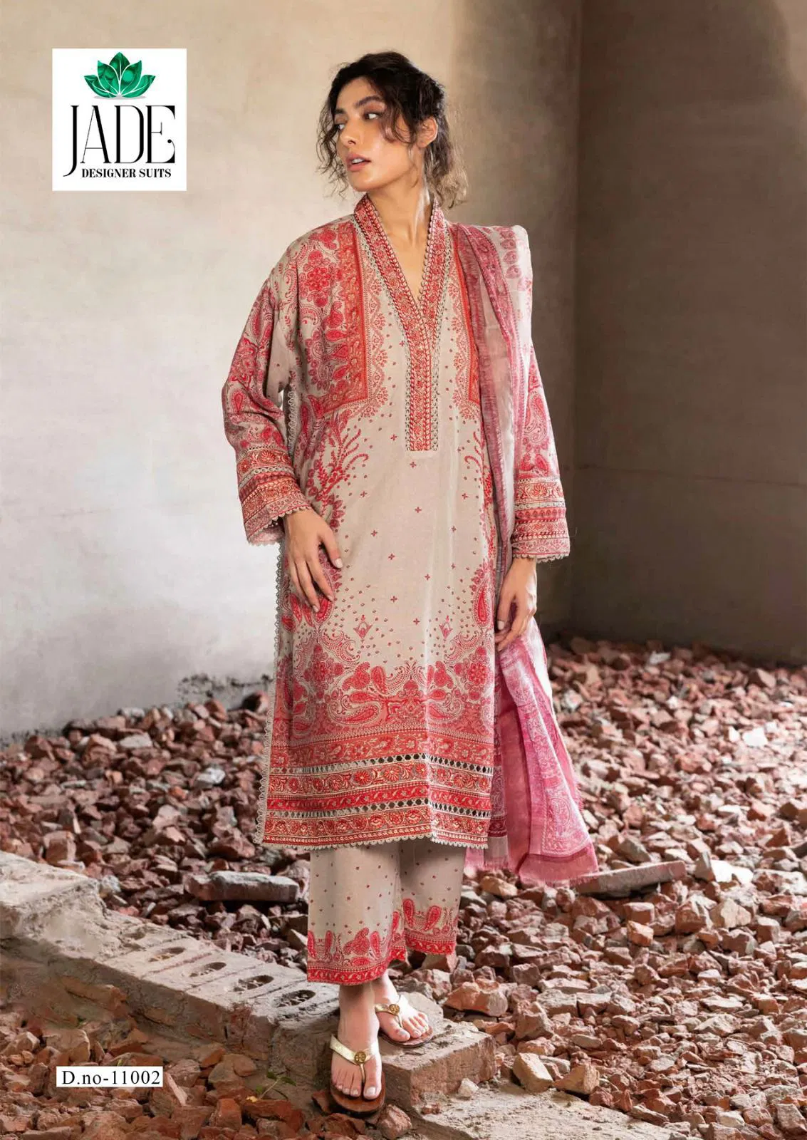 Jade Crimson Vol 11 Exclusive Lawn Pakistani Dress Material Wholesale Price In Surat